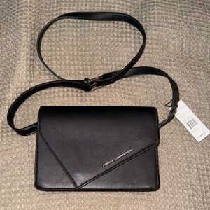 French Connection Elegant Black Crossbody Bag